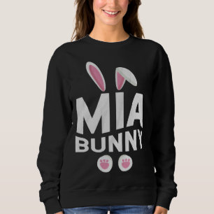 Camiseta Família Coordenada Fofa Dia de Páscoa Mia Bunny