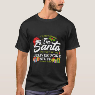 Camiseta Família Correspondendo Papais noeis de pijamas de