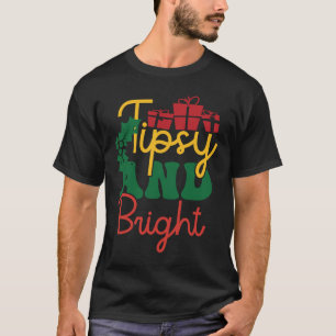 Camiseta Família Correspondente à Festa de Natal Típica
