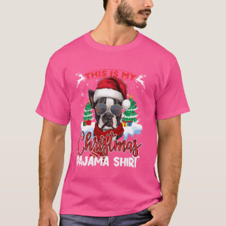 Camiseta Familia Correspondente Feia Natal Santa Hat Boston