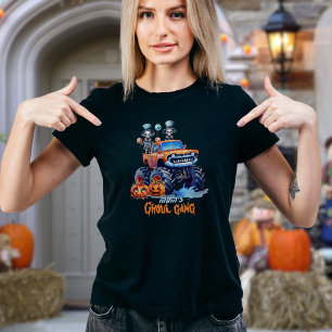 Camiseta Família Correspondente Ghoul Gang Halloween Mãe