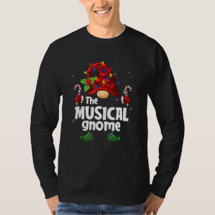Camiseta Família Correspondente O Gnomo Musical Natal Grupo