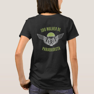 Camiseta Família Correspondente Paraquedista Português