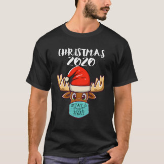 Camiseta Família Correspondente Rudolph Reindeer Fique 6 Pé