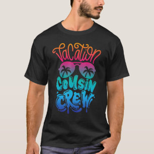 Camiseta Família Cousin Crew Férias de Verão Beach Cruise S