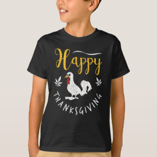 Camiseta Família Crianças Correspondência Feliz Ação de Gra