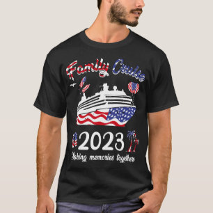 Camiseta Família Cruise 2023 4 De Julho Navio De Cruise