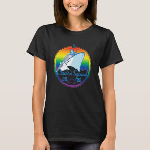 Camiseta Família Cruise Squad 2022 Com Anchor Summer Vacati