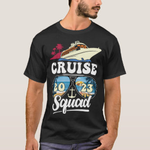 Camiseta Família Cruise Squad 2023 Family Matching Group Sq
