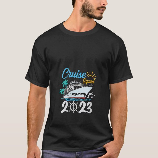 Camiseta Família Cruise Squad 2023 Family Matching Group Sq (Frente)