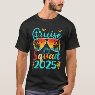 Camiseta Família Cruise Squad 2025 Summer Vacation Matching