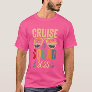 Camiseta Família Cruise Squad 2025 Summer Vacation Matching