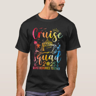 Camiseta Família Cruise Squad 2025 Summer Vacation Matching