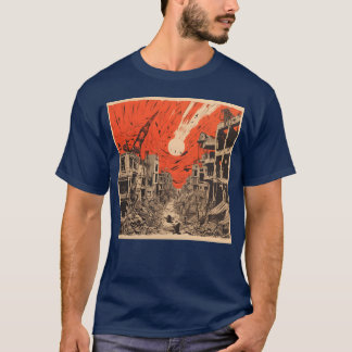 Camiseta família da cidade arruinada