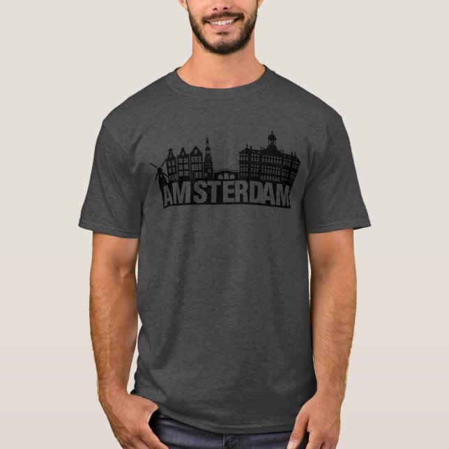 Camiseta família da cidade de Amsterdã (Frente)
