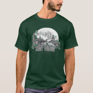 Camiseta Família da cidade de San Diego Califórnia EUA