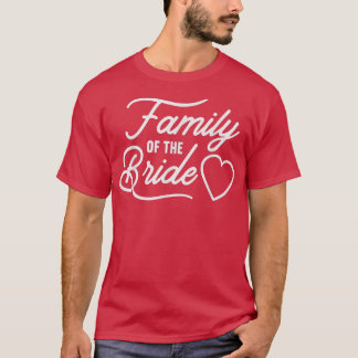 Camiseta Família da Noiva Casamento de Tee Favorece Camiset