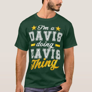 Camiseta Família Davis Reunion Davis Família