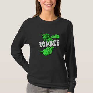 Camiseta Família de Abelha Zumbi Fantasia de Halloween Zumb