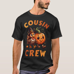 Camiseta Família de Ação de Graças da Cousin Crew, que bate