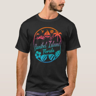 Camiseta Família de Amigos de Férias da Ilha Sanibel, Flóri