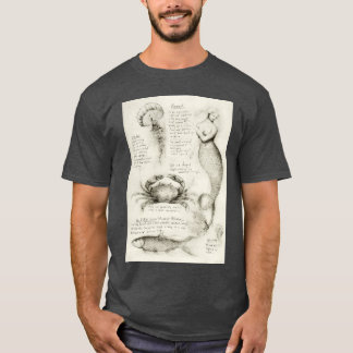 Camiseta Família de animais marinhos