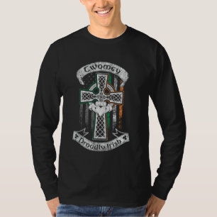 Camiseta Família de apelidos irlandeses bandeira irlandesa