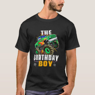 Camiseta Família de caminhões monstros que combinam com o a