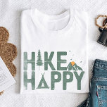 Camiseta Família de Caminhos Feliz do Camper Hiker, Persona<br><div class="desc">Elevem o seu estilo ao ar livre com as nossas camisas de caminhoneiro 'Hike Happy'! Projetadas para a alma aventureira, estas camisetas capturam a essência do aumento, acampamento e alpinismo. Abrace os picos, conquiste as montanhas, e expresse seu amor pelo excelente ao ar livre. O presente perfeito para o amante...</div>