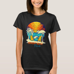 Camiseta Família de Casais de Vacinação Ormond Beach Sunset