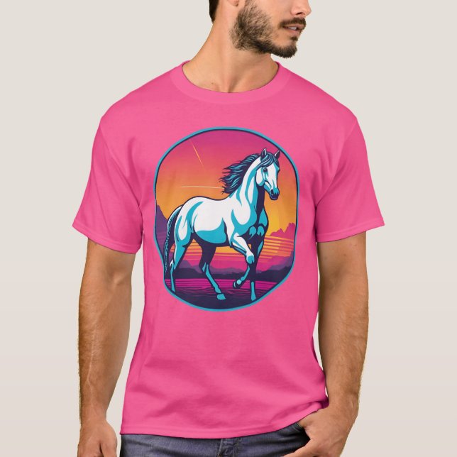 Camiseta Família de Cavalos de Síndroma (Frente)