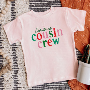 Camiseta Família de Combinação de Tripulação do Primo de Na