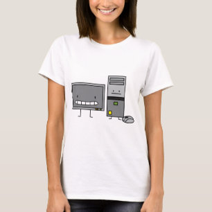 Camiseta Família de computador ELE torre do PC do rato da