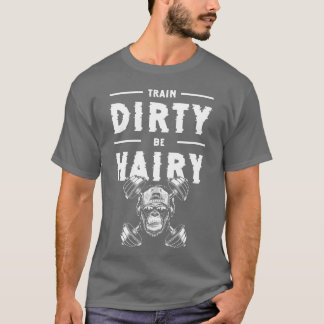 Camiseta Família de condicionamento físico de macaco animal