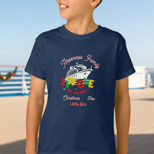 Camiseta Família de Cruzeiro de Natal Personalizado Irmão M