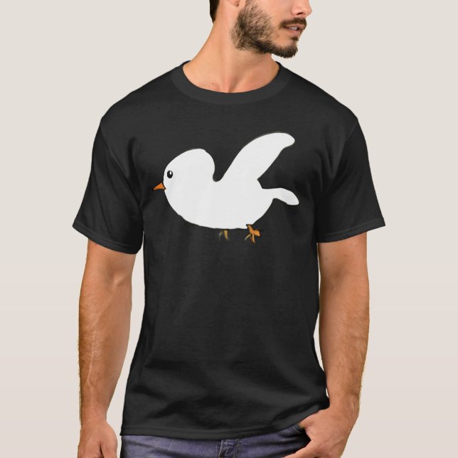 Camiseta Família de desenhos animados de asa mosca (Frente)