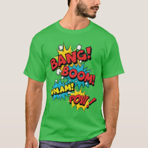 Camiseta Família de design de efeito sonoro de história em