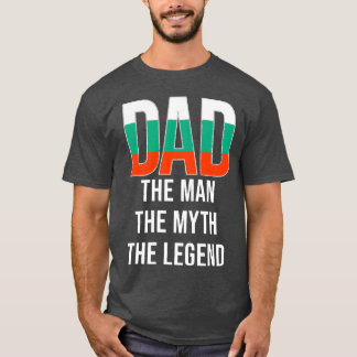 Camiseta Família de Dias de os pais Pais da Bulgária