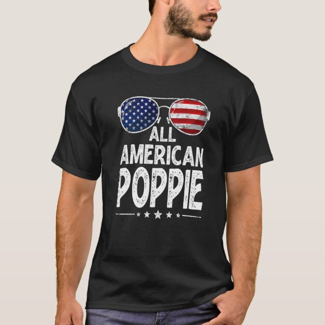 Camiseta Família de Dias de os pais Retro Mens - Todos Popp (Frente)