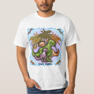 Camiseta Família de dinossauros