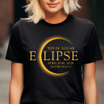 Camiseta Família de Eclipse Solar Total 2024 Dourada e Pret<br><div class="desc">Apresentando nossa camiseta da família de Eclipse Solar Total 2024, Dourada e negra, um na moda e um vestuário comemorativo para toda a família. Apresentando um tecido preto elegante, acentuado com detalhes de ouro shimmering, esta camisa comemora o evento celeste do eclipse solar total de 2024 no Texas. Com sua...</div>