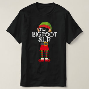 Camiseta família de elf de pau-penteado combinando com o na