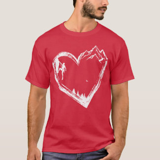 Camiseta Família de escalada de amor