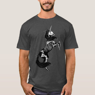 Camiseta Família de esqueletos de unicórnios