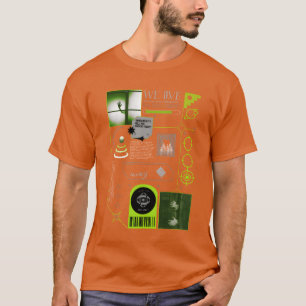 Camiseta família de estilo Streetwear Dimensões