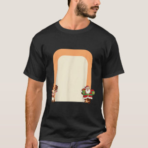 Camiseta Família de Fantasia DIY para Natal com Mãe Blue He