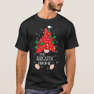 Camiseta Família de fantasias Gnomo Sarcástico Corresponden