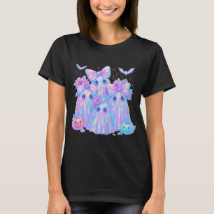 Camiseta Família de fantasmas pastéis