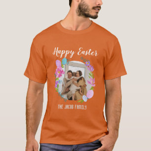 Camiseta Família de felzs pascoa, família de coelhos de Pás