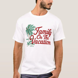 Camiseta Família de Férias